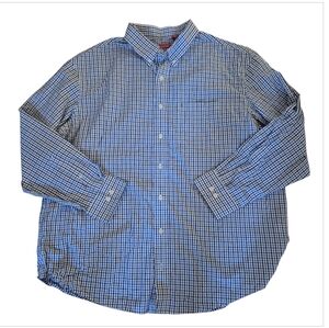 Izod Mens Button Front Shirt Size 2XL 109% Cotton
